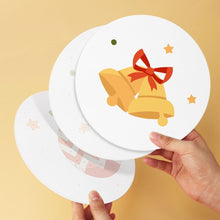 Carica l'immagine nel visualizzatore di Gallery, Mini Set Dipingere con i Numeri - Dischi di Ø20cm (6 pezzi) - Natale Scarlatto