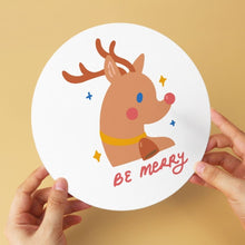 Carica l'immagine nel visualizzatore di Gallery, Mini Set Dipingere con i Numeri - Dischi di Ø20cm (6 pezzi) - Inverno Accogliente