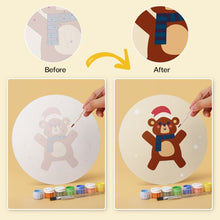 Carica l'immagine nel visualizzatore di Gallery, Mini Set Dipingere con i Numeri - Dischi di Ø20cm (6 pezzi) - Giocattoli di Natale