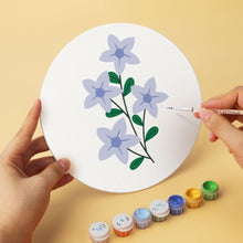 Carica l'immagine nel visualizzatore di Gallery, Mini Set Dipingere con i Numeri - Dischi di Ø20cm (6 pezzi) - Ritratti Botanici