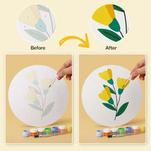 Carica l'immagine nel visualizzatore di Gallery, Mini Set Dipingere con i Numeri - Dischi di Ø20cm (6 pezzi) - Ritratti Botanici
