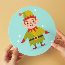 Carica l'immagine nel visualizzatore di Gallery, Mini Set Dipingere con i Numeri - Dischi di Ø20cm (6 pezzi) - Set Festivo Turchese 2