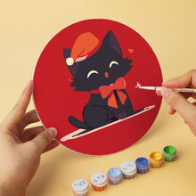 Carica l'immagine nel visualizzatore di Gallery, Mini Set Dipingere con i Numeri - Dischi di Ø20cm (6 pezzi) - Vischio e zampette