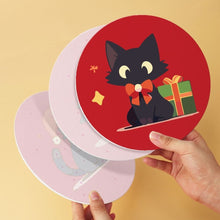Carica l'immagine nel visualizzatore di Gallery, Mini Set Dipingere con i Numeri - Dischi di Ø20cm (6 pezzi) - Vischio e zampette