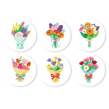 Carica l'immagine nel visualizzatore di Gallery, Mini Set Dipingere con i Numeri - Dischi di Ø20cm (6 pezzi) - Sussurri in fiore Figured'Art