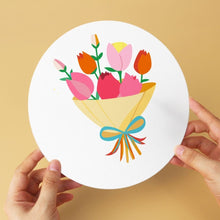 Carica l'immagine nel visualizzatore di Gallery, Mini Set Dipingere con i Numeri - Dischi di Ø20cm (6 pezzi) - Sussurri in fiore