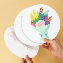 Carica l'immagine nel visualizzatore di Gallery, Mini Set Dipingere con i Numeri - Dischi di Ø20cm (6 pezzi) - Sussurri in fiore