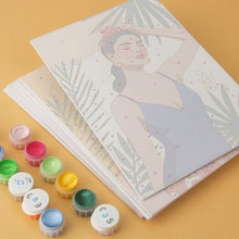 Carica l'immagine nel visualizzatore di Gallery, Mini Set Dipingere con i Numeri 15x20cm (6 pezzi) - Musa Tropicale