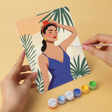 Carica l'immagine nel visualizzatore di Gallery, Mini Set Dipingere con i Numeri 15x20cm (6 pezzi) - Musa Tropicale