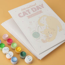 Carica l'immagine nel visualizzatore di Gallery, Mini Set Dipingere con i Numeri 15x20cm (6 pezzi) - Cat Day