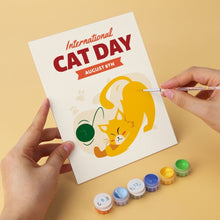 Carica l'immagine nel visualizzatore di Gallery, Mini Set Dipingere con i Numeri 15x20cm (6 pezzi) - Cat Day