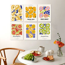 Carica l'immagine nel visualizzatore di Gallery, Mini Set Dipingere con i Numeri 15x20cm (6 pezzi) - Stampe Fruttate