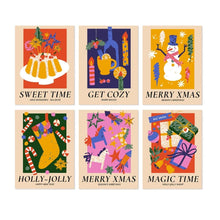 Carica l'immagine nel visualizzatore di Gallery, Mini Set Dipingere con i Numeri 15x20cm (6 pezzi) - Collezione Holly Jolly Figured'Art