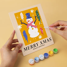 Carica l'immagine nel visualizzatore di Gallery, Mini Set Dipingere con i Numeri 15x20cm (6 pezzi) - Collezione Holly Jolly