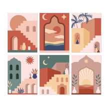 Carica l'immagine nel visualizzatore di Gallery, Mini Set Dipingere con i Numeri 15x20cm (6 pezzi) - Porte del Deserto Figured'Art