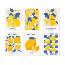 Carica l'immagine nel visualizzatore di Gallery, Mini Set Dipingere con i Numeri 15x20cm (6 pezzi) - Sole e Agrumi Figured'Art