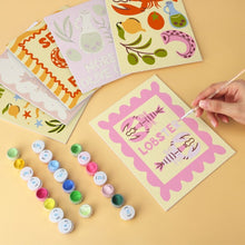 Carica l'immagine nel visualizzatore di Gallery, Mini Set Dipingere con i Numeri 15x20cm (6 pezzi) - Delizie di Mare