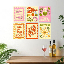 Carica l'immagine nel visualizzatore di Gallery, Mini Set Dipingere con i Numeri 15x20cm (6 pezzi) - Delizie di Mare