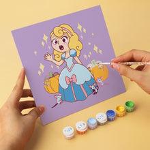 Carica l'immagine nel visualizzatore di Gallery, Mini Set Dipingere con i Numeri 20x20cm (6 pezzi) - Momenti da Fiaba