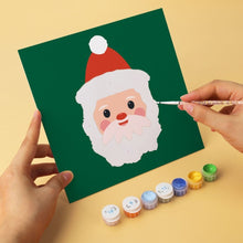 Carica l'immagine nel visualizzatore di Gallery, Mini Set Dipingere con i Numeri 20x20cm (6 pezzi) - Ritratti di Natale