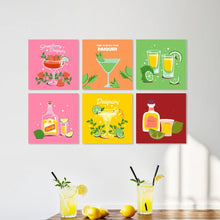 Carica l'immagine nel visualizzatore di Gallery, Mini Set Dipingere con i Numeri 20x20cm (6 pezzi) - Mixato e Vivace