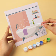 Carica l'immagine nel visualizzatore di Gallery, Mini Set Dipingere con i Numeri 20x20cm (6 pezzi) - Relax e Stile