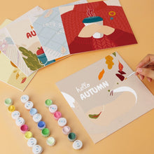Carica l'immagine nel visualizzatore di Gallery, Mini Set Dipingere con i Numeri 20x20cm (6 pezzi) - Note d'Autunno