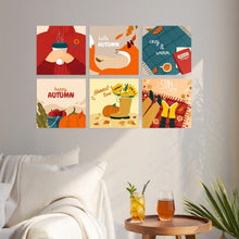 Carica l'immagine nel visualizzatore di Gallery, Mini Set Dipingere con i Numeri 20x20cm (6 pezzi) - Note d'Autunno