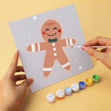 Carica l'immagine nel visualizzatore di Gallery, Mini Set Dipingere con i Numeri 20x20cm (6 pezzi) - Classico Set Natalizio