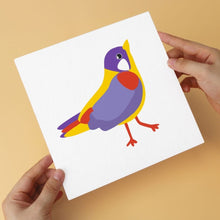Carica l'immagine nel visualizzatore di Gallery, Mini Set Dipingere con i Numeri 20x20cm (6 pezzi) - Uccelli Tropicali