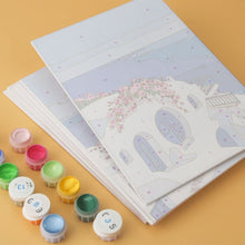 Carica l'immagine nel visualizzatore di Gallery, Mini Set Dipingere con i Numeri 15x20cm (6 pezzi) - Cartoline dalla Grecia