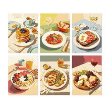 Carica l'immagine nel visualizzatore di Gallery, Mini Set Dipingere con i Numeri 15x20cm (6 pezzi) - Momenti Gourmet Figured'Art