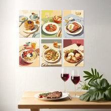 Carica l'immagine nel visualizzatore di Gallery, Mini Set Dipingere con i Numeri 15x20cm (6 pezzi) - Momenti Gourmet