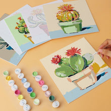 Carica l'immagine nel visualizzatore di Gallery, Mini Set Dipingere con i Numeri 20x20cm (6 pezzi) - Spinosi e Graziosi
