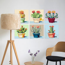 Carica l'immagine nel visualizzatore di Gallery, Mini Set Dipingere con i Numeri 20x20cm (6 pezzi) - Spinosi e Graziosi