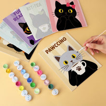 Carica l'immagine nel visualizzatore di Gallery, Mini Set Dipingere con i Numeri 15x20cm (6 pezzi) - Meowgic