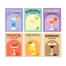 Carica l'immagine nel visualizzatore di Gallery, Mini Set Dipingere con i Numeri 15x20cm (6 pezzi) - L'Ora del Cocktail Figured'Art