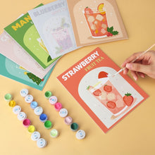 Carica l'immagine nel visualizzatore di Gallery, Mini Set Dipingere con i Numeri 15x20cm (6 pezzi) - Sorseggia con Stile