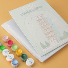 Carica l'immagine nel visualizzatore di Gallery, Mini Set Dipingere con i Numeri 15x20cm (6 pezzi) - Monumenti del Mondo