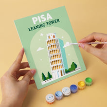 Carica l'immagine nel visualizzatore di Gallery, Mini Set Dipingere con i Numeri 15x20cm (6 pezzi) - Monumenti del Mondo