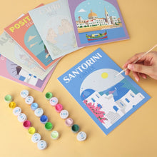 Carica l'immagine nel visualizzatore di Gallery, Mini Set Dipingere con i Numeri 15x20cm (6 pezzi) - Fughe nel Mediterraneo