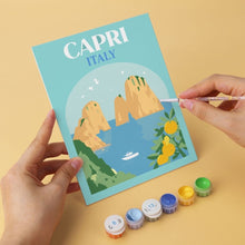 Carica l'immagine nel visualizzatore di Gallery, Mini Set Dipingere con i Numeri 15x20cm (6 pezzi) - Fughe nel Mediterraneo