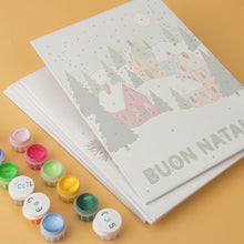 Carica l'immagine nel visualizzatore di Gallery, Mini Set Dipingere con i Numeri 15x20cm (6 pezzi) - Calorosi Auguri