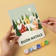 Carica l'immagine nel visualizzatore di Gallery, Mini Set Dipingere con i Numeri 15x20cm (6 pezzi) - Calorosi Auguri