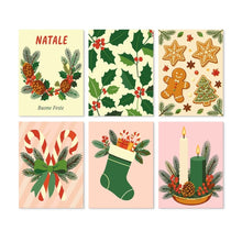 Carica l'immagine nel visualizzatore di Gallery, Mini Set Dipingere con i Numeri 15x20cm (6 pezzi) - Dettagli di Natale Figured'Art