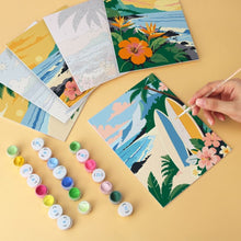 Carica l'immagine nel visualizzatore di Gallery, Mini Set Dipingere con i Numeri 15x20cm (6 pezzi) - Estate Senza Fine