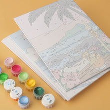 Carica l'immagine nel visualizzatore di Gallery, Mini Set Dipingere con i Numeri 15x20cm (6 pezzi) - Estate Senza Fine