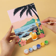 Carica l'immagine nel visualizzatore di Gallery, Mini Set Dipingere con i Numeri 15x20cm (6 pezzi) - Estate Senza Fine