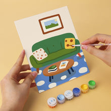 Carica l'immagine nel visualizzatore di Gallery, Mini Set Dipingere con i Numeri 15x20cm (6 pezzi) - Angoli di Casa