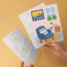 Carica l'immagine nel visualizzatore di Gallery, Mini Set Dipingere con i Numeri 15x20cm (6 pezzi) - Angoli di Casa